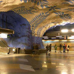 Visitando el metro de Estocolmo