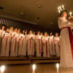 Procesión de Lucía, una tradición navideña sueca