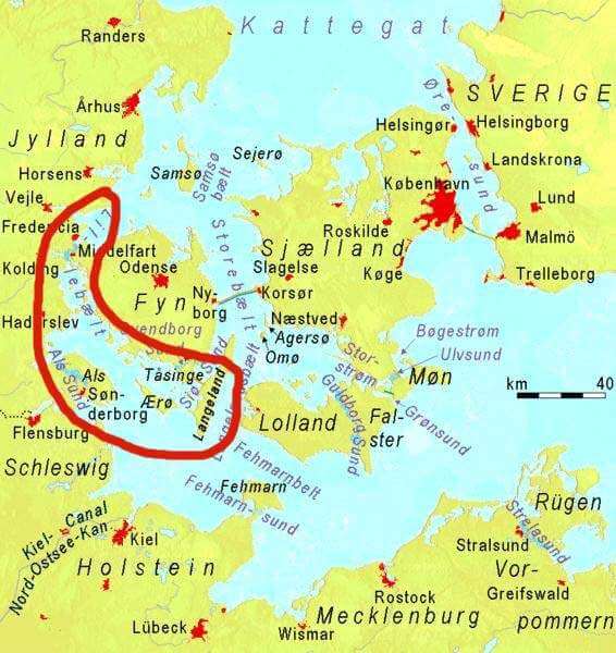 Estrechos de Dinamarca - el pequeño Belt