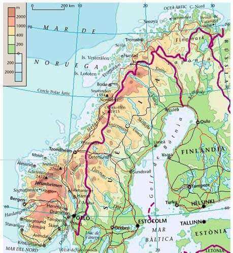 Geografía física de Noruega