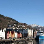 El muelle de Bryggen, en Bergen