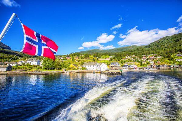 fiordo Hardangen en Noruega