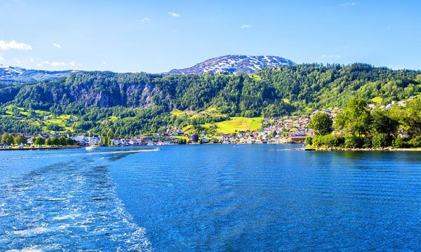 fiordo Hardangen en Noruega